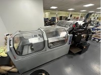 Cylinder foil blocking machine